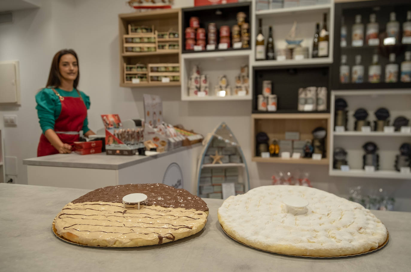 Una dulce torta gallega para las mesas riojanas