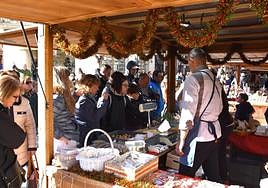 La repostería navideña atrajo a los golosos.