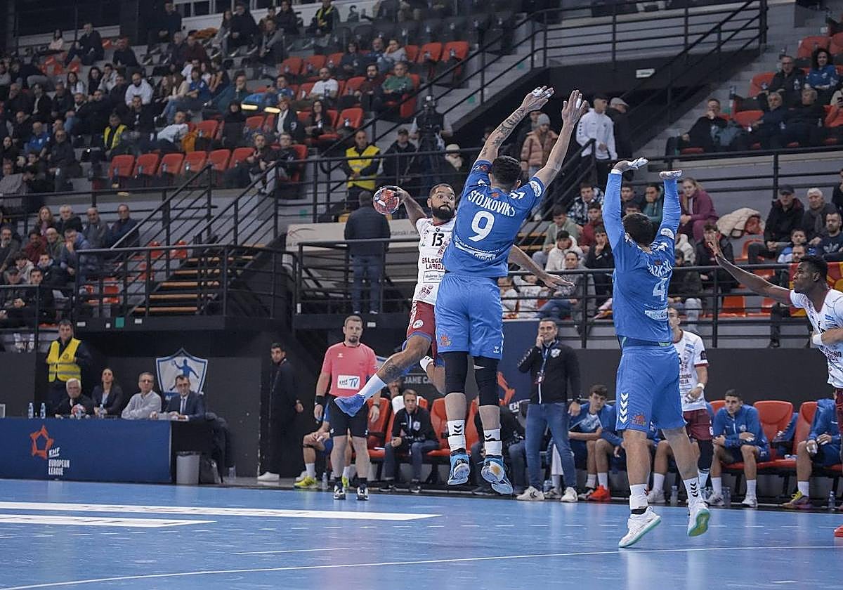 Ponciano durante el partido.