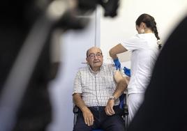 La campaña de vacunación frente a la gripe se puso en marcha en La Rioja el pasado 2 de octubre, en las residencias de mayores.