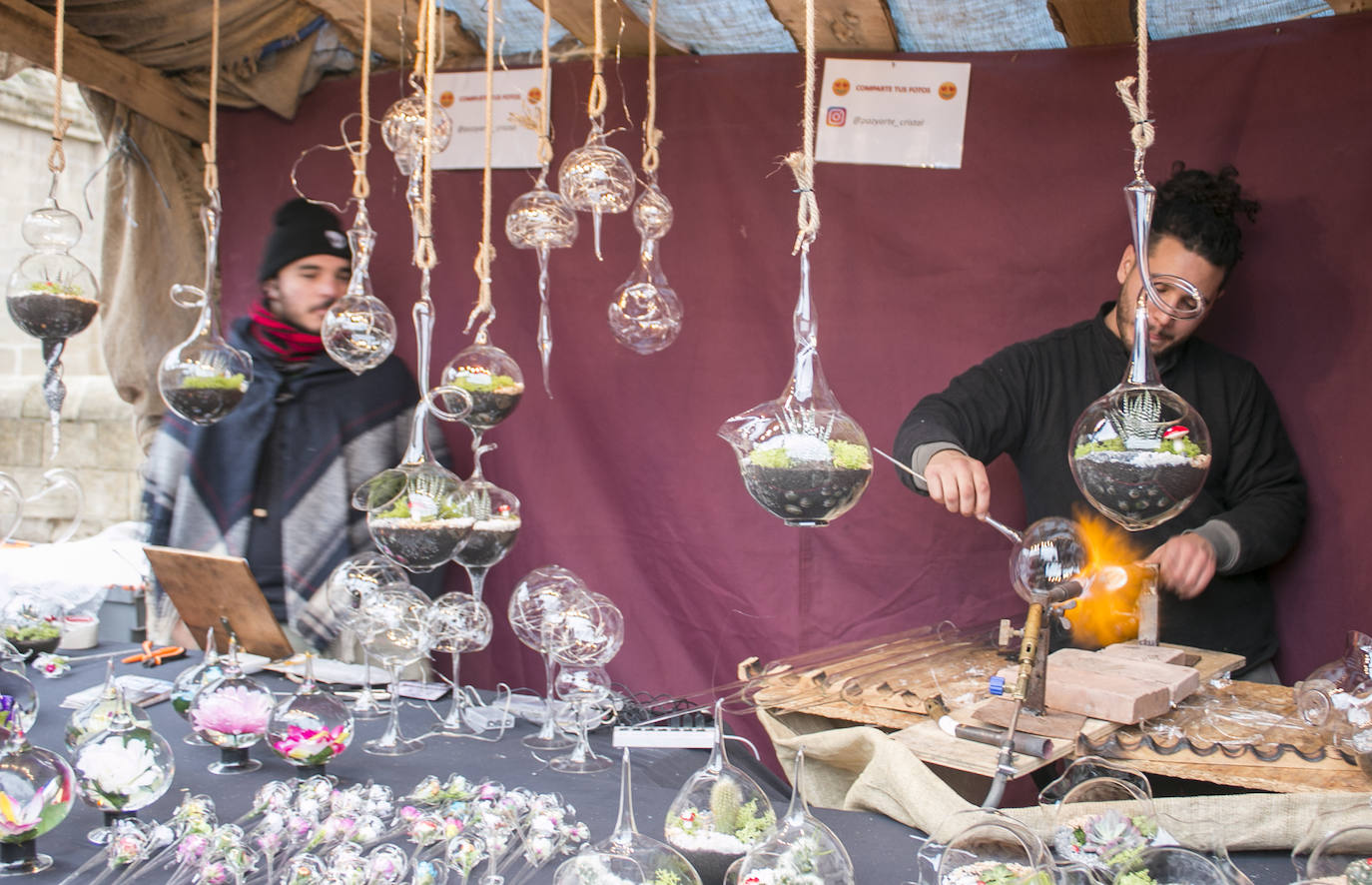 Las ferias de Santo Domingo continúan bajo la lluvia