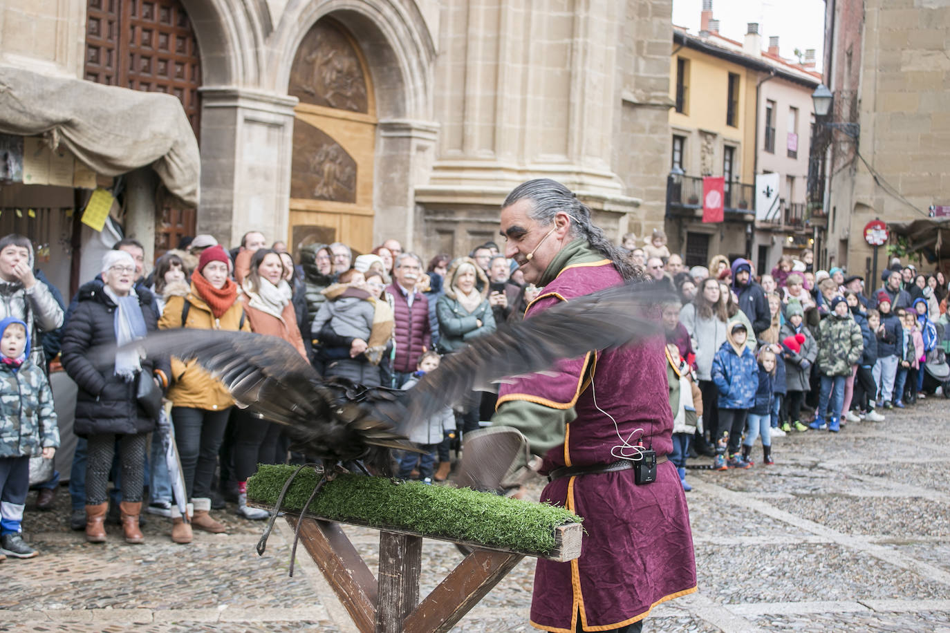 Las ferias de Santo Domingo continúan bajo la lluvia