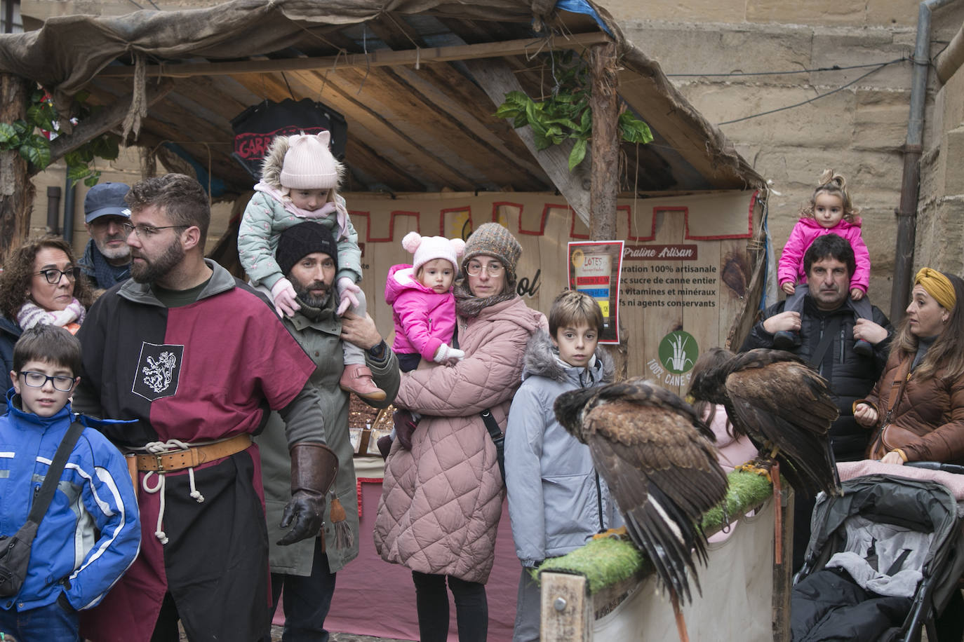 Las ferias de Santo Domingo continúan bajo la lluvia