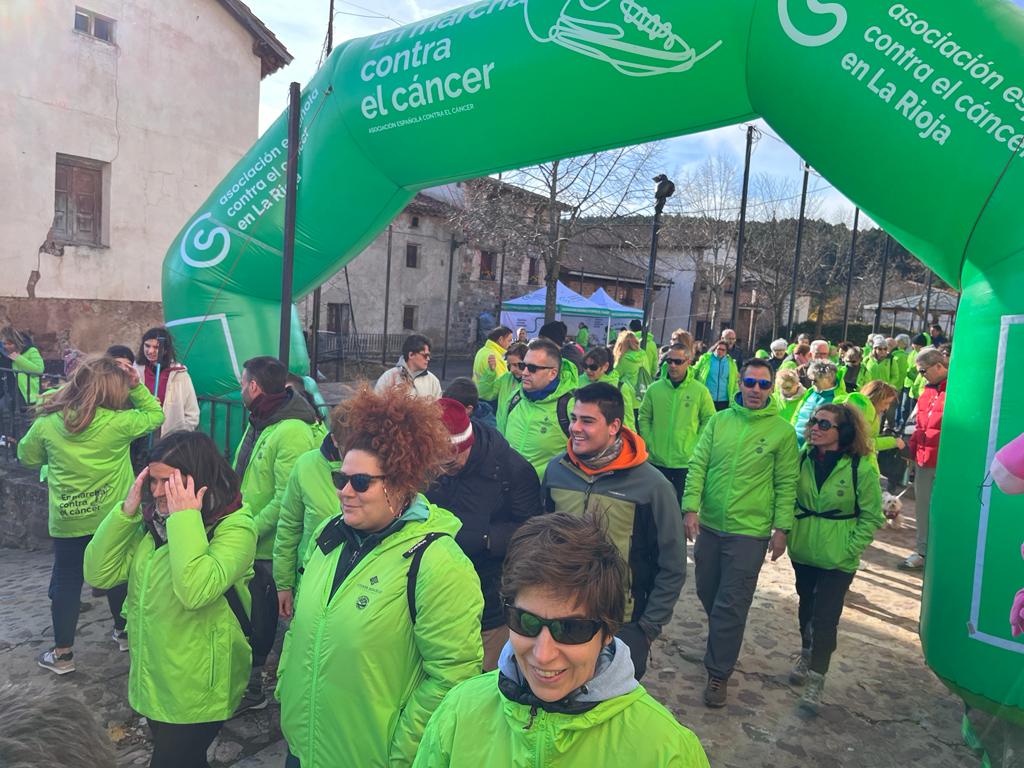 Marcha contra el cáncer en El Rasillo