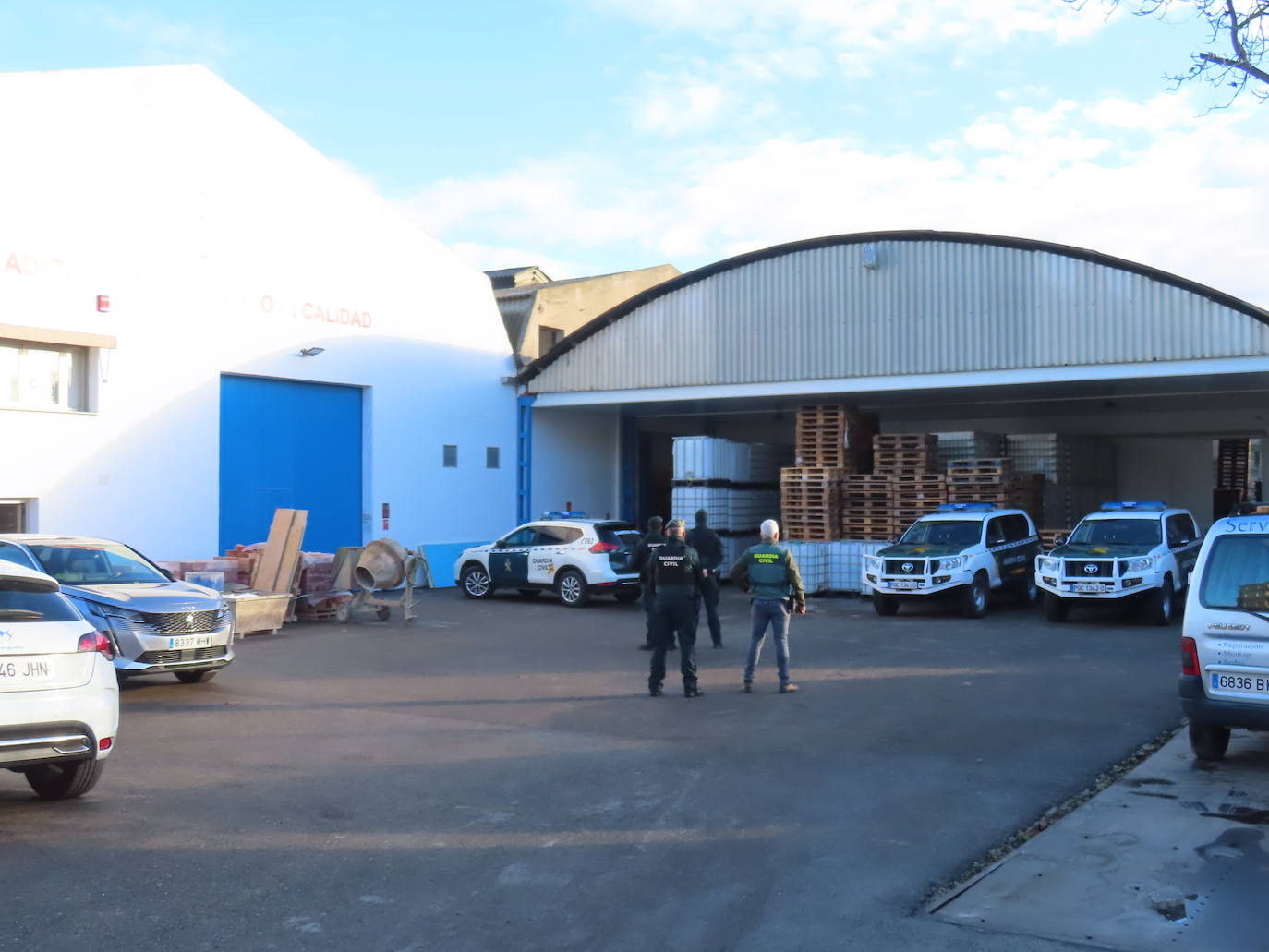 Varios detenidos tras una investigación en la empresa Plaza Chica de Alfaro y Cervera