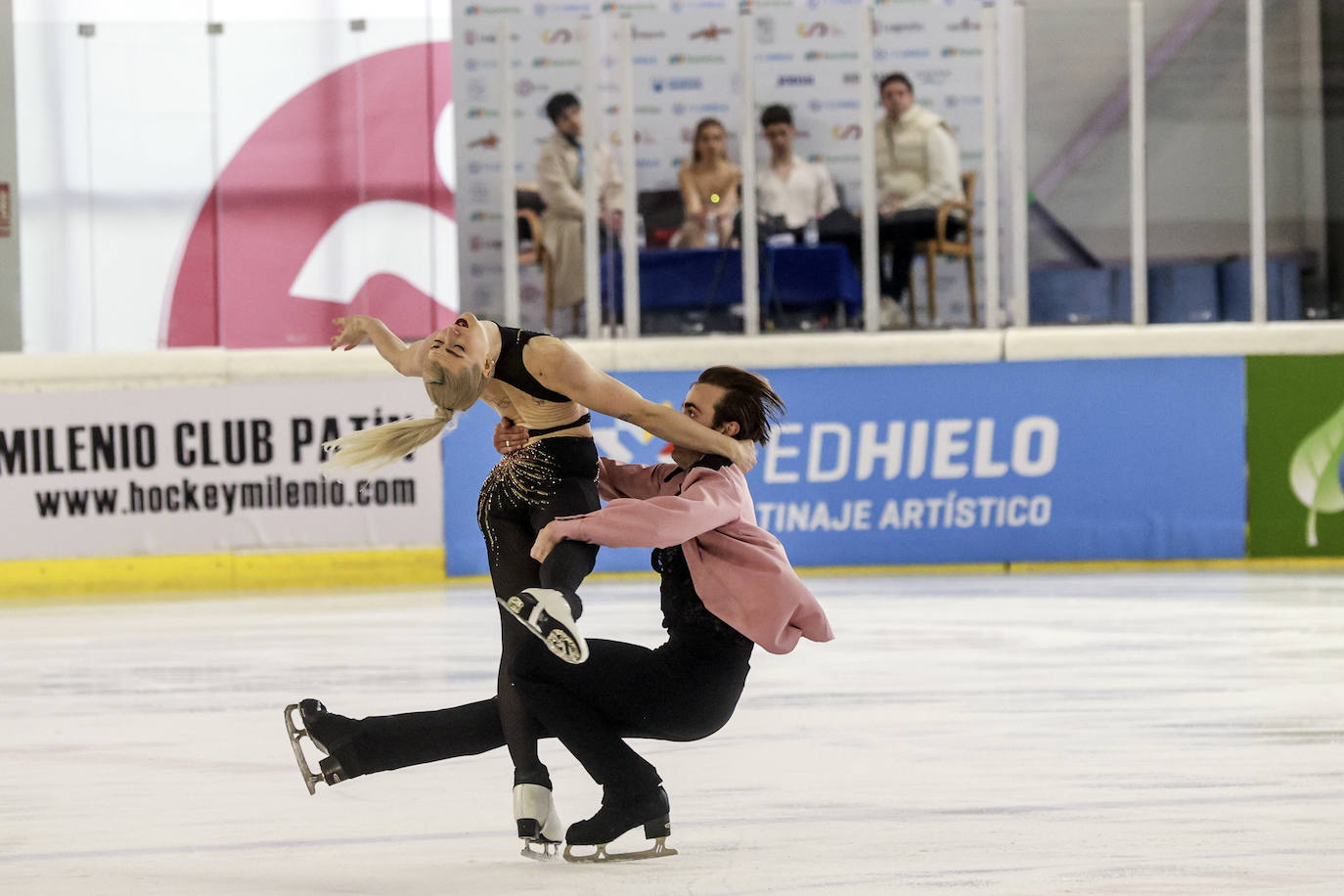 Tercera jornada del Campeonato de España de patinaje sobre hielo