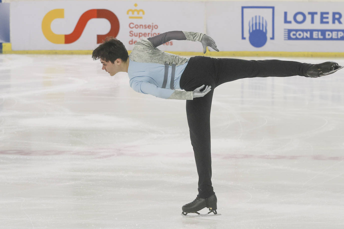Tercera jornada del Campeonato de España de patinaje sobre hielo