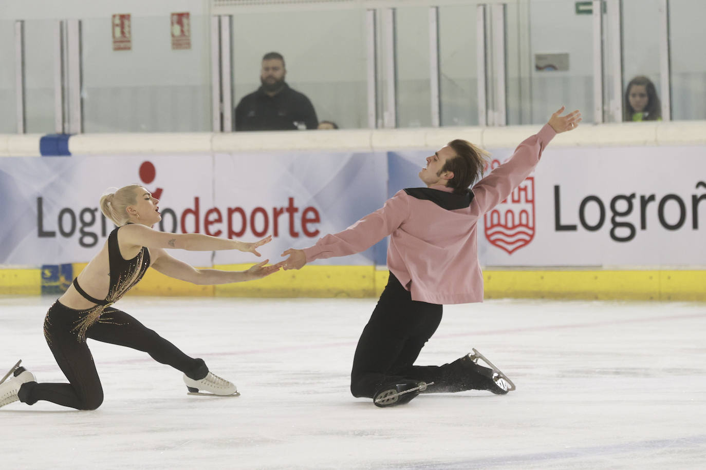 Tercera jornada del Campeonato de España de patinaje sobre hielo La Rioja
