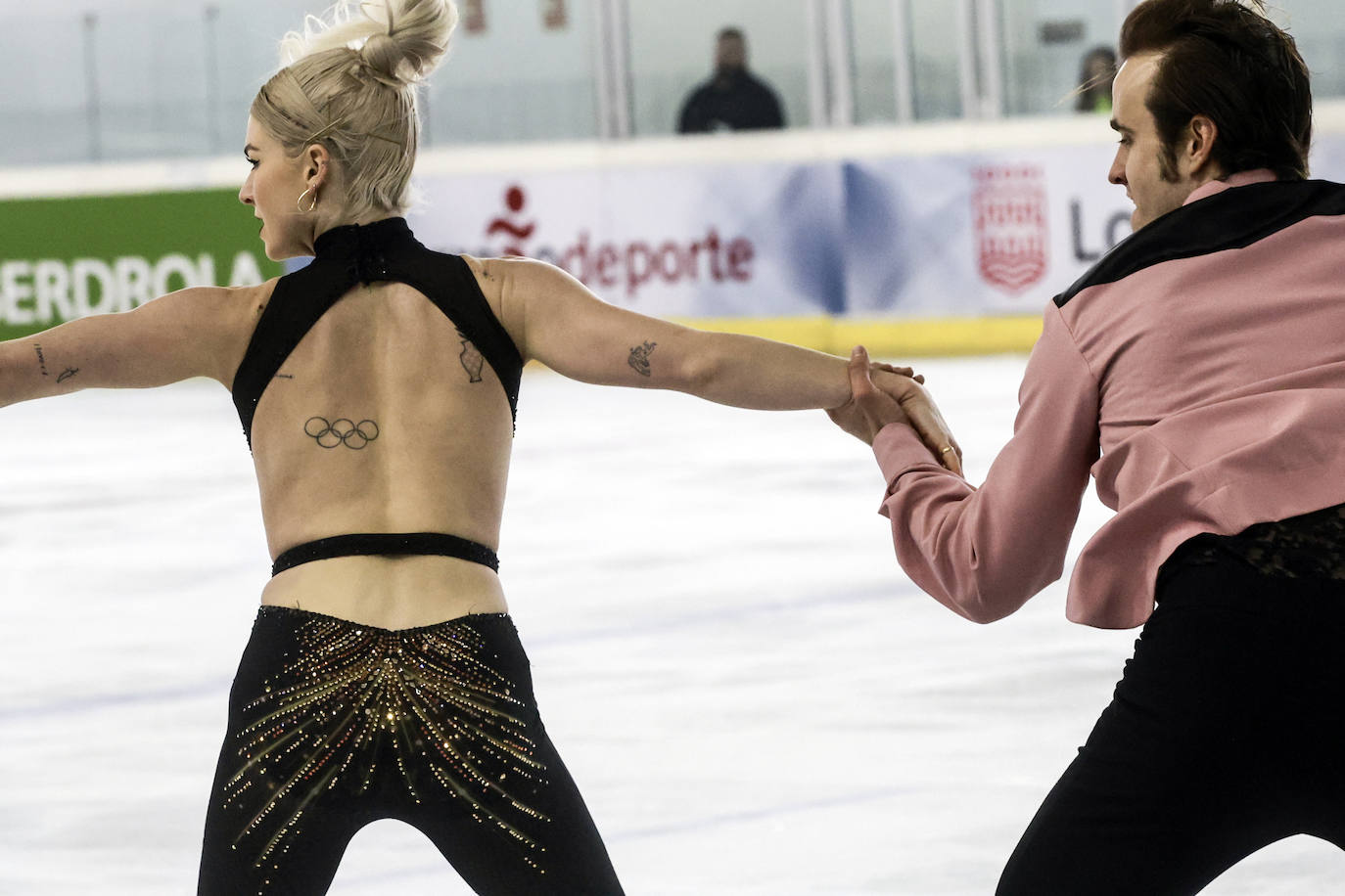Tercera jornada del Campeonato de España de patinaje sobre hielo