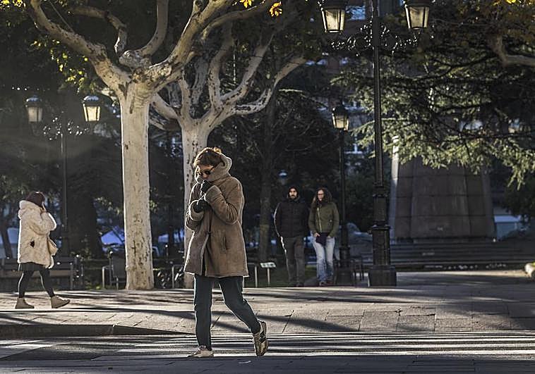 Mucho frío durante toda la mañana en la c