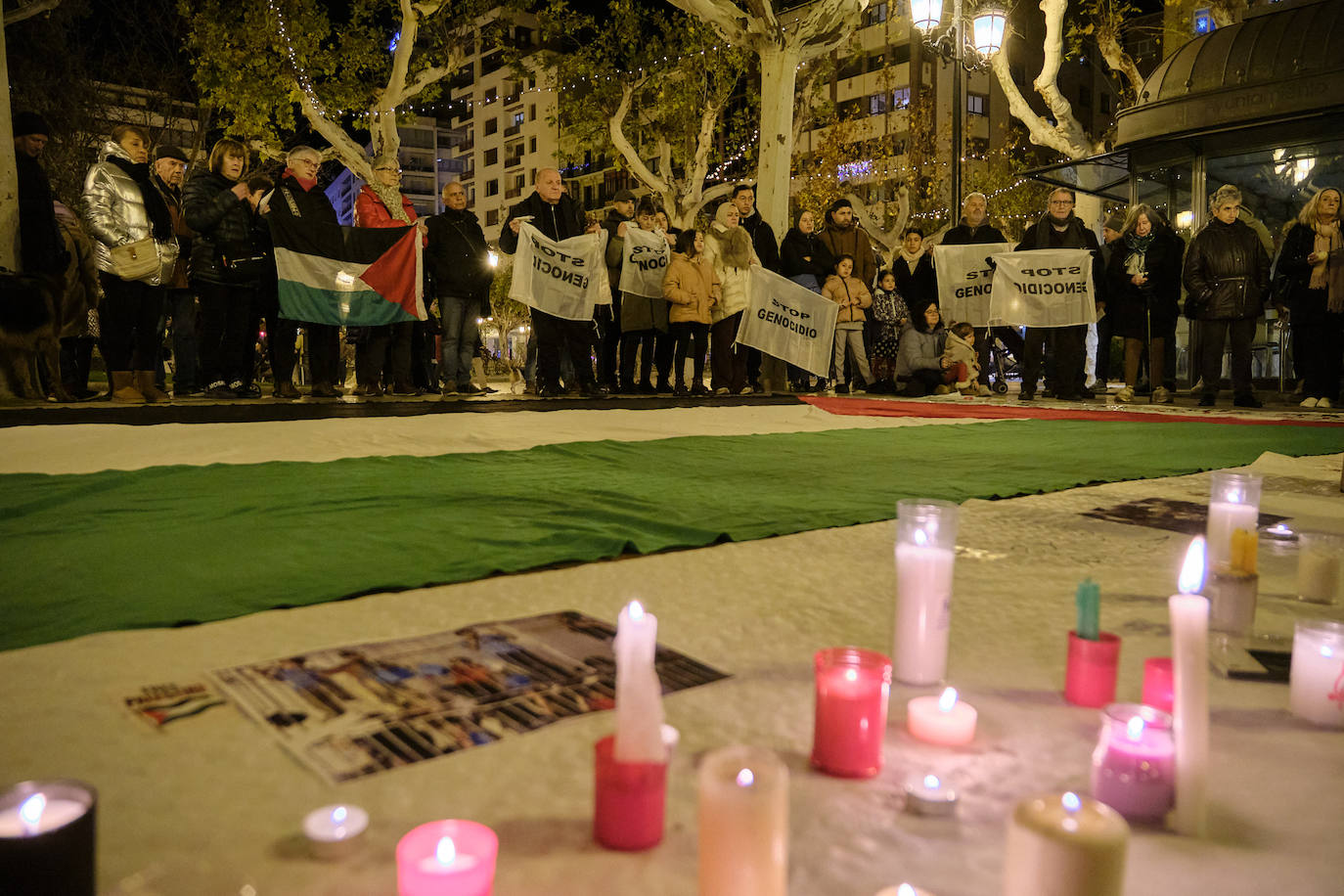 Manifestación contra la guerra en Gaza