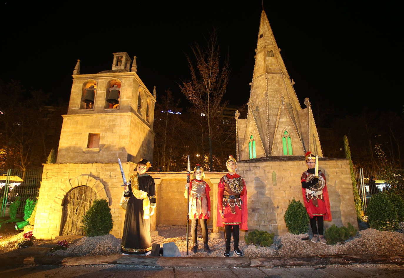 Belén viviente en Logroño