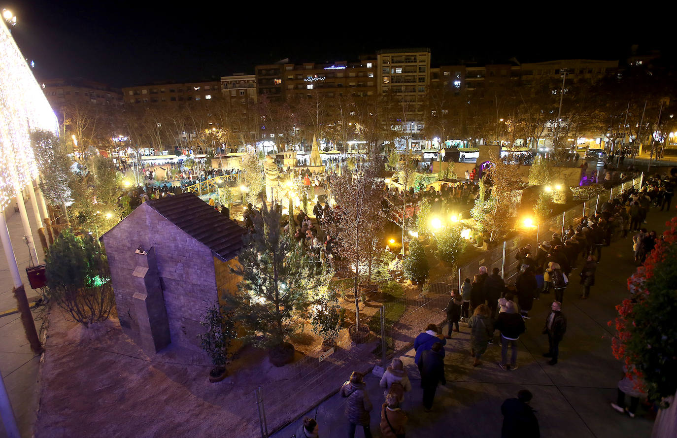 Belén viviente en Logroño