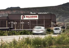 Instalaciones de Palacios, una de las mayores empresas de La Rioja, en Albelda de Iregua.