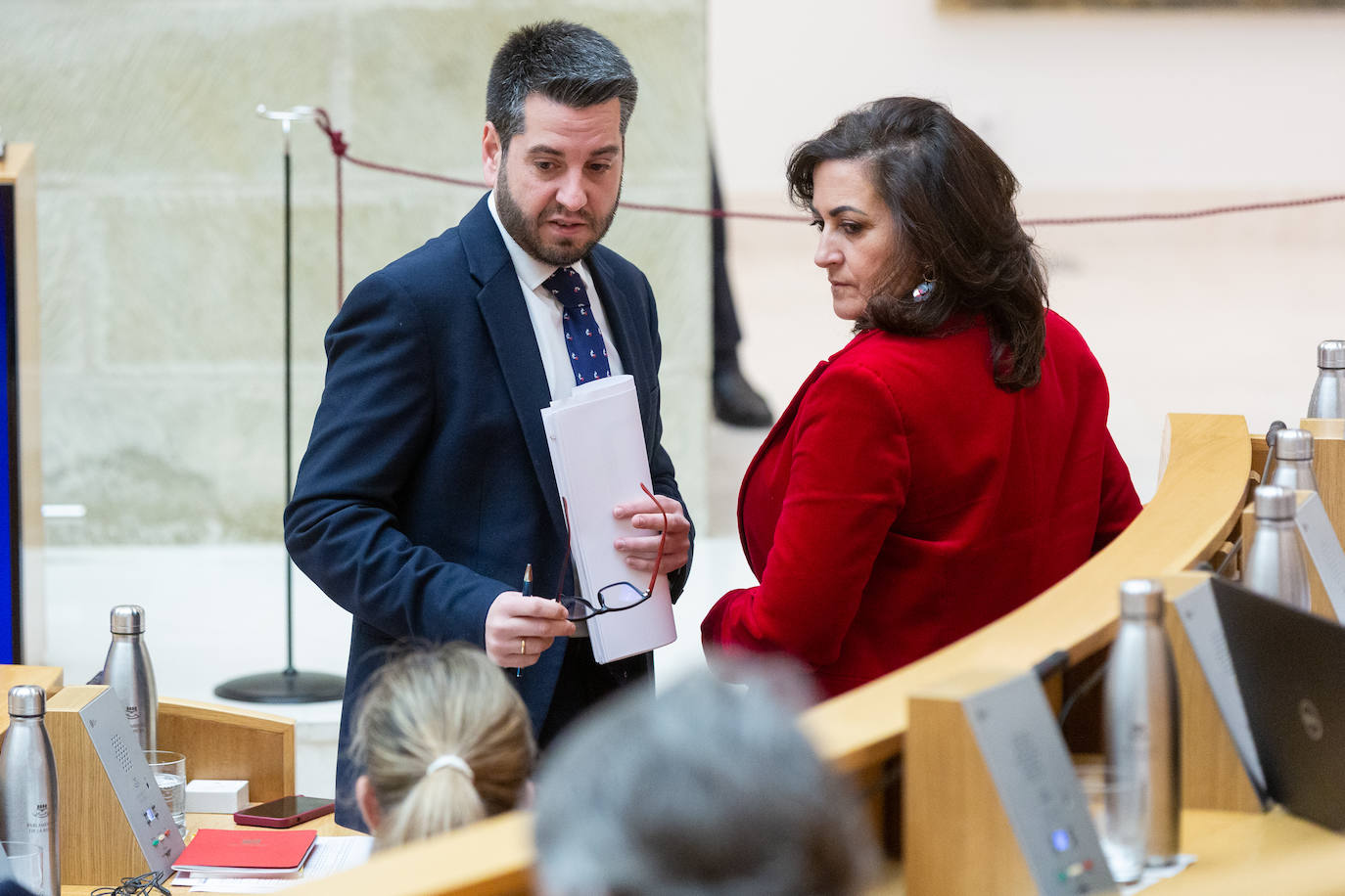 Las imágenes del Pleno del Parlamento de La Rioja