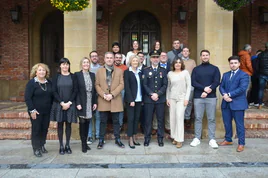 El oficial de Policía José Manuel San Juan Vega recibe la Medalla de la Ciudad de Calahorra