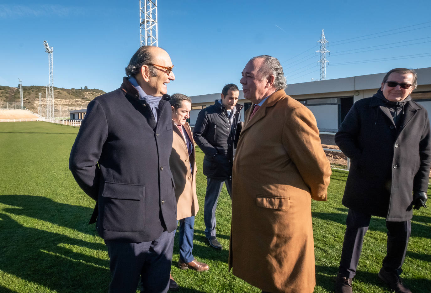 Fotos: Félix Revuelta visita las obras de la ciudad deportiva