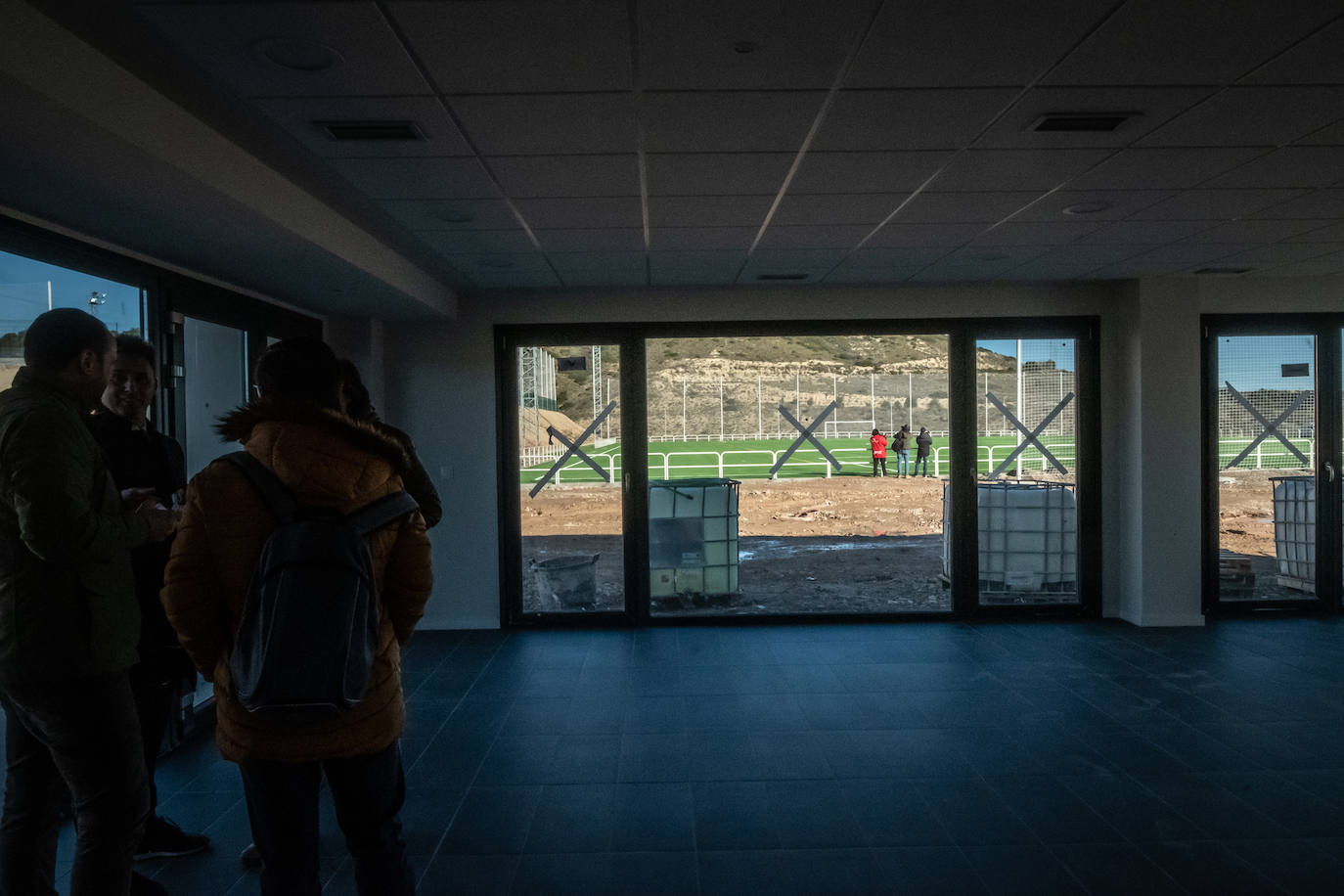 Fotos: Félix Revuelta visita las obras de la ciudad deportiva