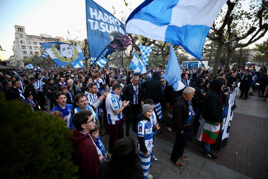 Fotos: El recorrido de los donostiarras del Espolón a República Argentina