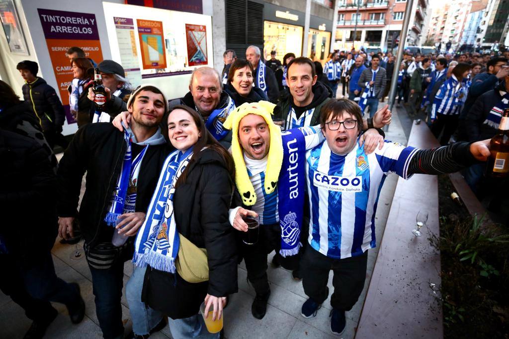 Fotos: El recorrido de los donostiarras del Espolón a República Argentina