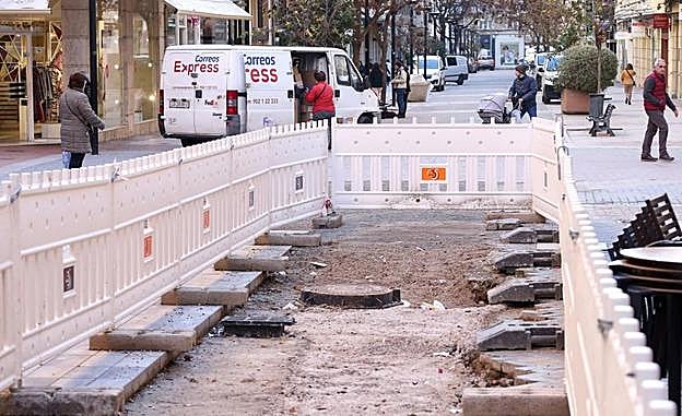 La reforma de las Cien Tiendas se para hasta el 31 de enero a fin de «reconducir» las obras