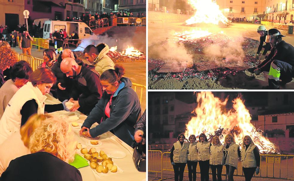 El fuego de San Antón regresa con aire festivo