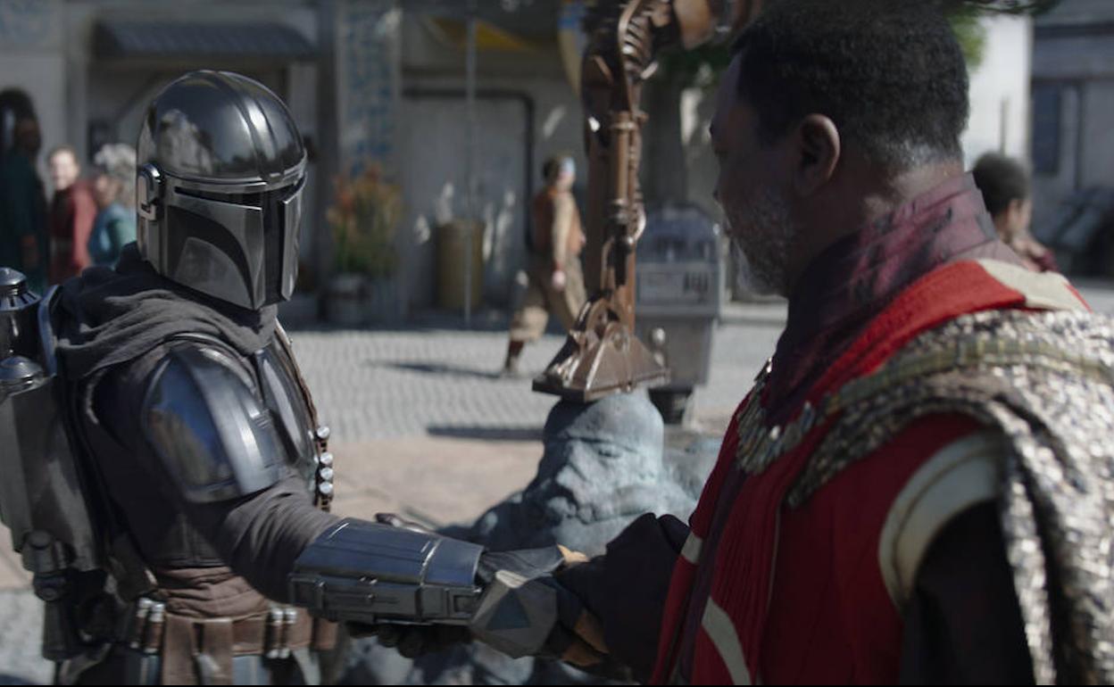 Un fotograma de la tercera temporada 'The Mandalorian'.