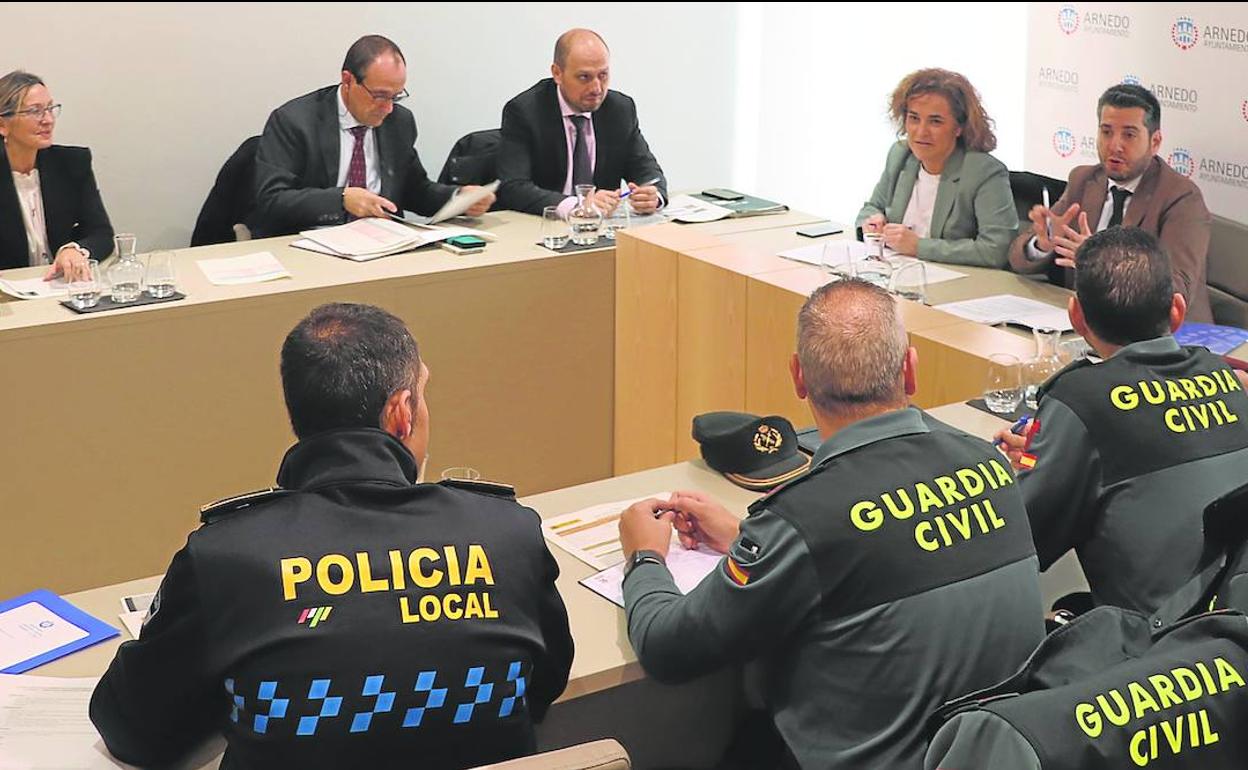 Reunión en Arnedo de la junta de Seguridad Ciudadana