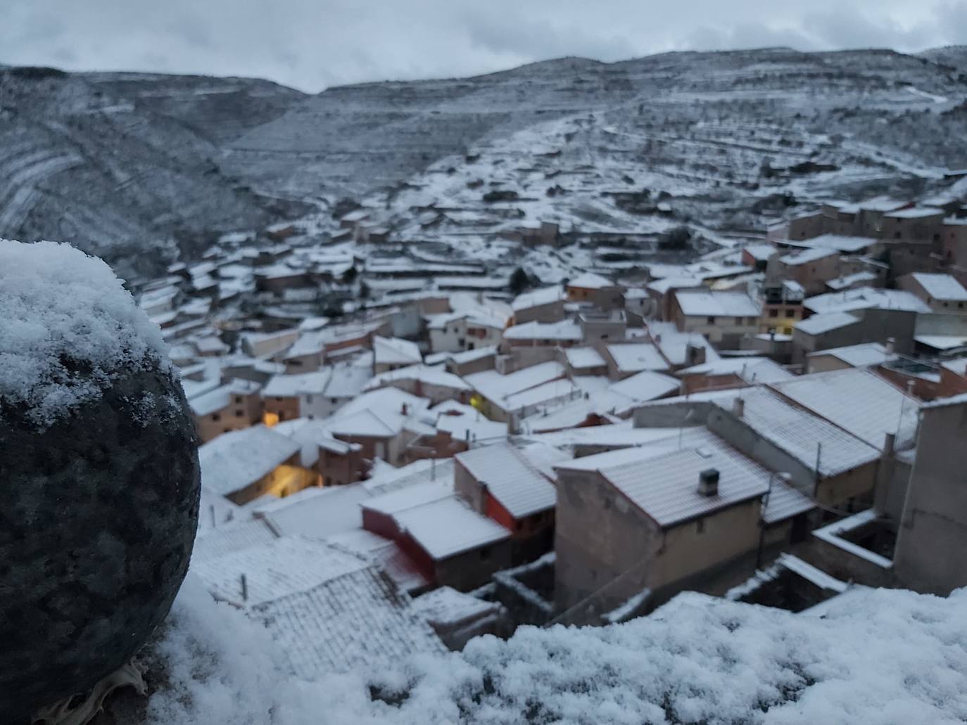 Fotos: La nieve y el hielo llegan a La Rioja