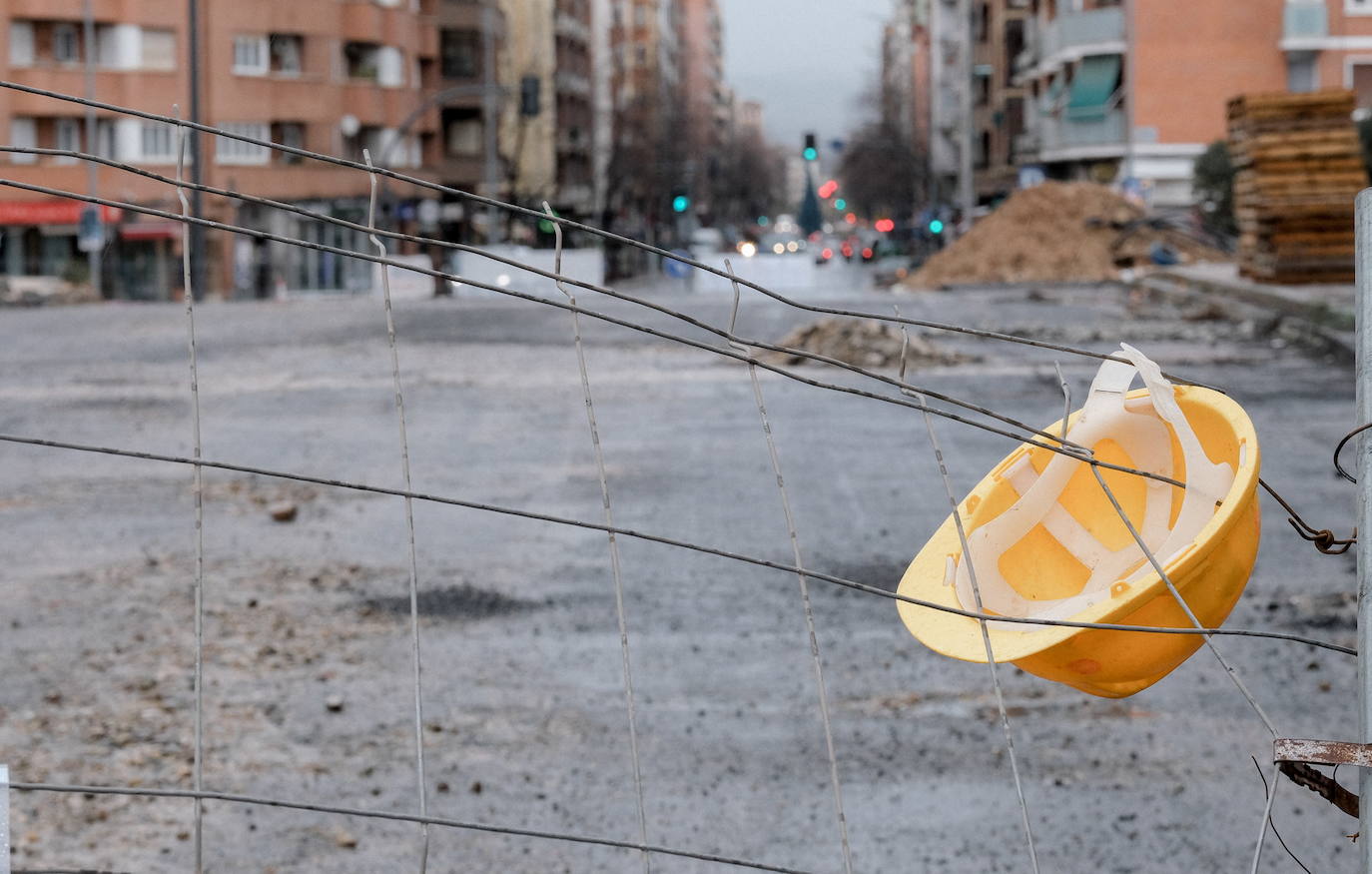 Imagen de las obras en Vara de Rey.