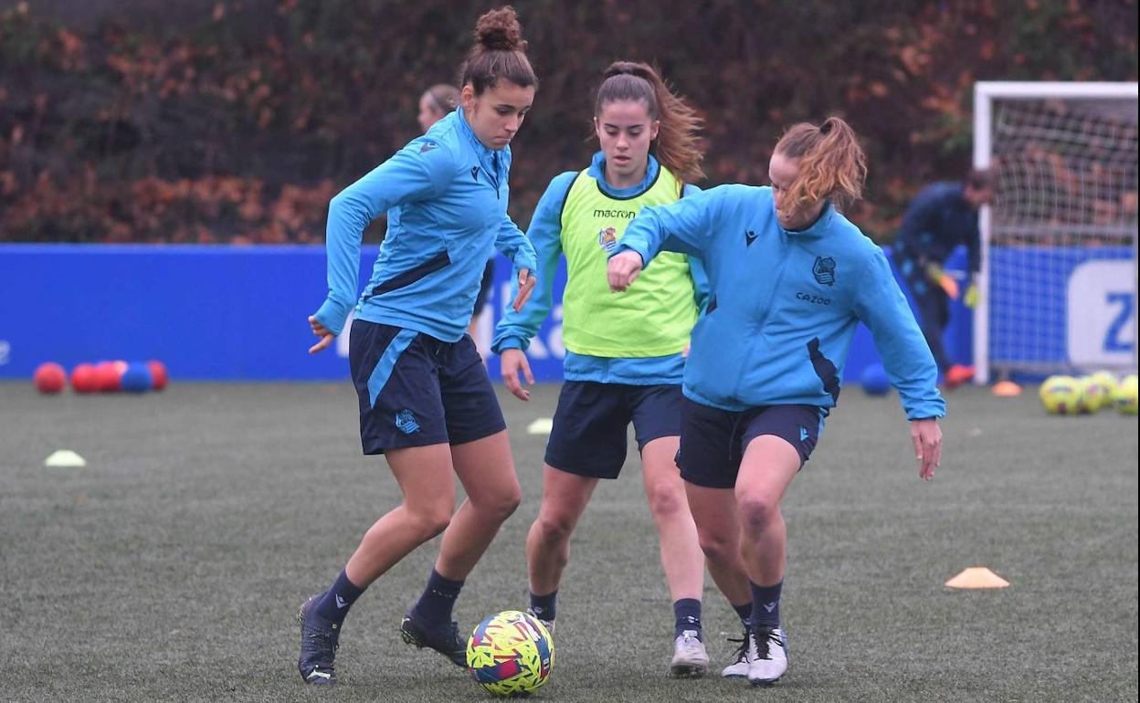 Ana Tejada, en un entrenamiento. 