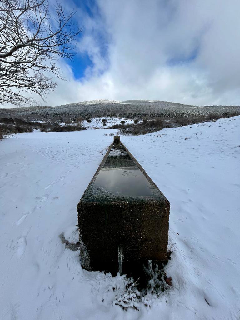 Fotos: Nieve en Ortigosa y El Rasillo