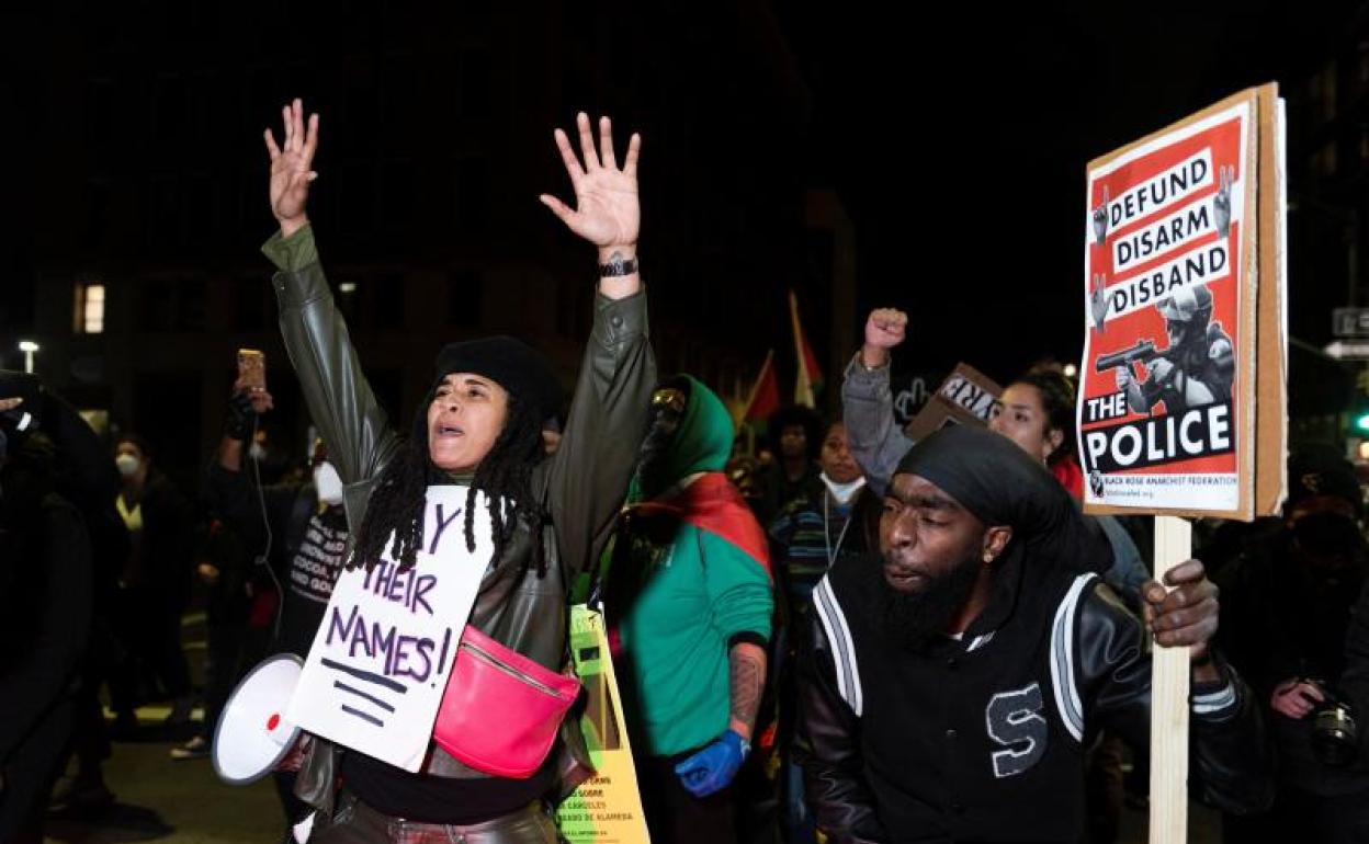 Protestas en Oakland, California, por la muerte de Tyre Nichols a manos de la Policía de Memphis. 