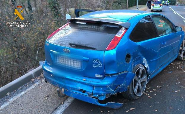 Investigado un conductor ebrio y temerario que se accidentó en Nestares