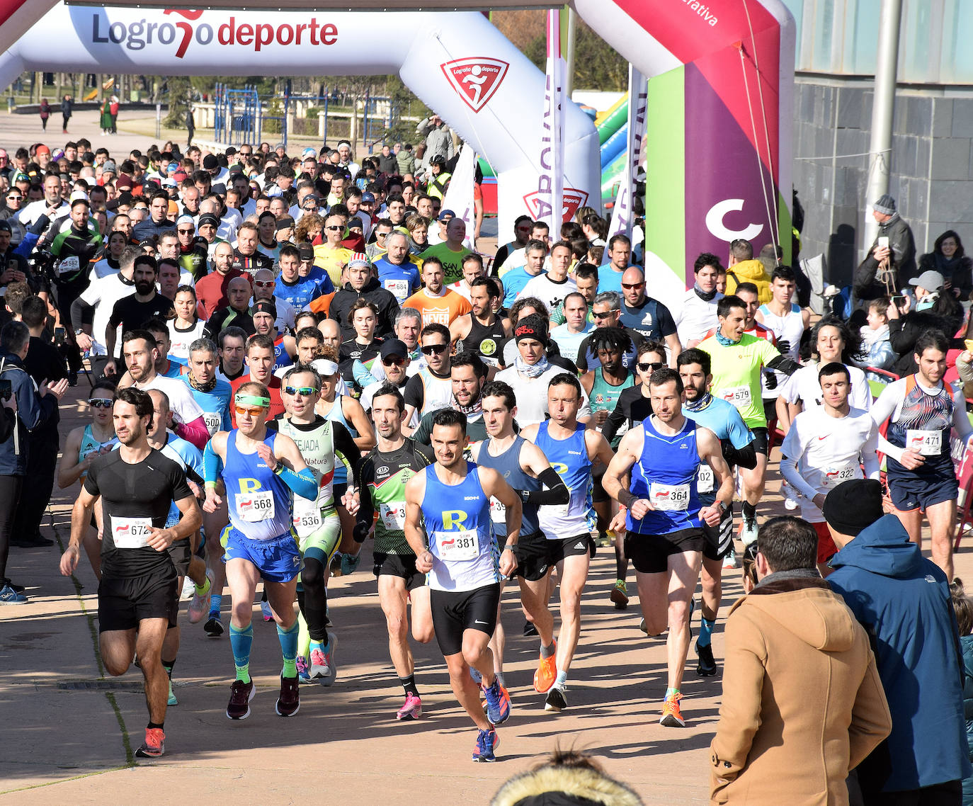 Fotos: Quinientas personas participan en &#039;En Logroño se corre&#039;