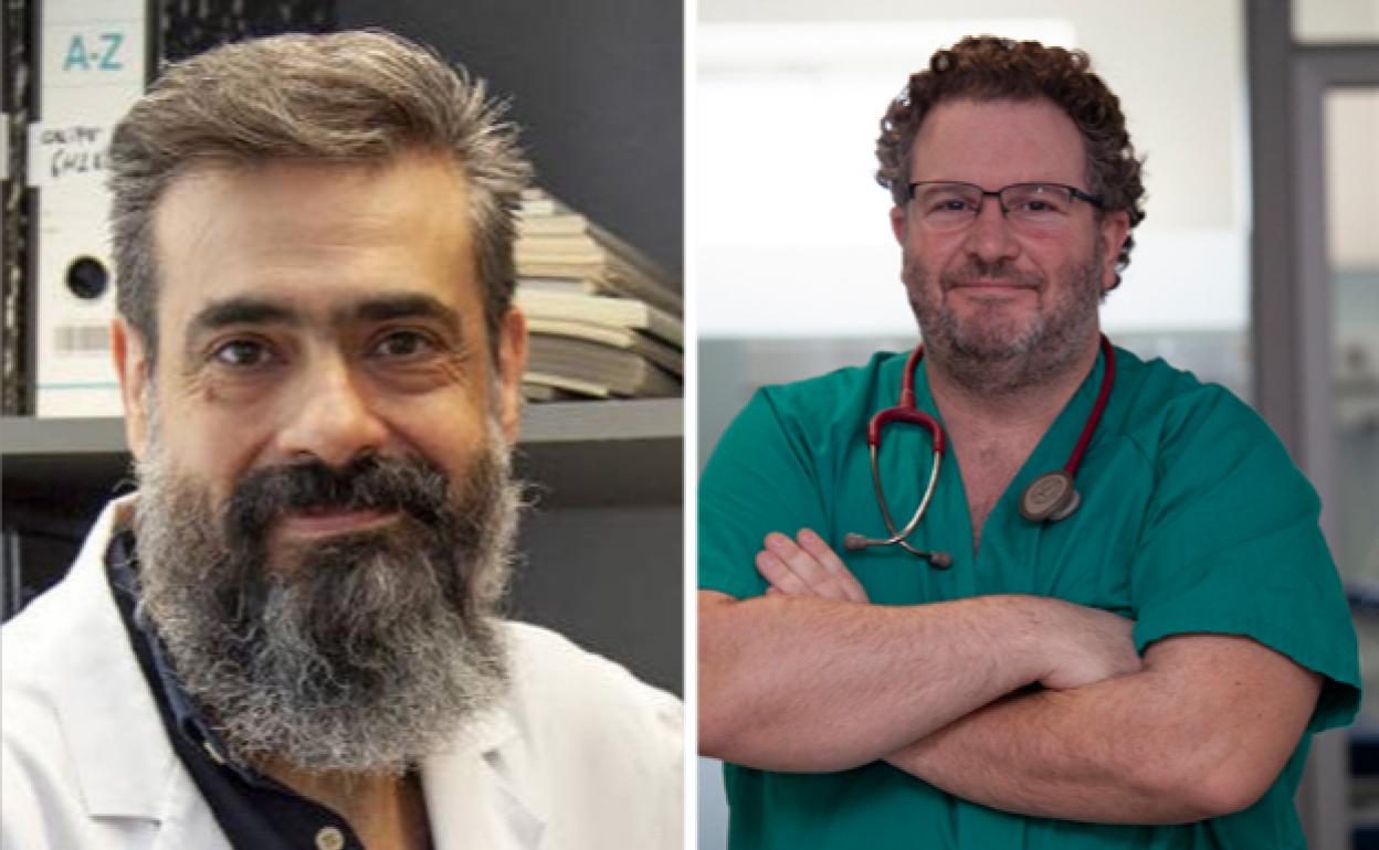Adolfo Calvo y Rubén Castejón, su sustituto.
