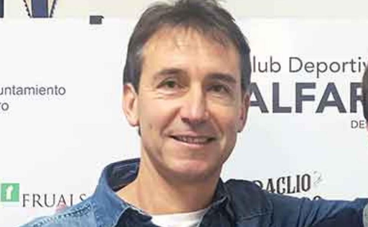 Jorge Sola, entrenador del Alfaro. 