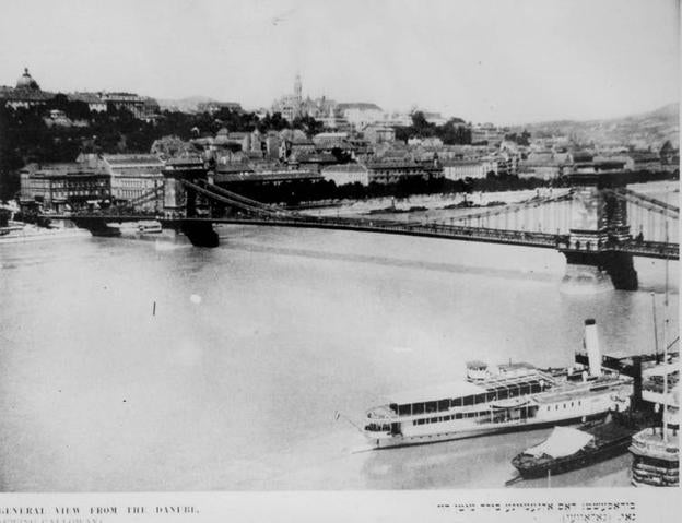 Vista de Budapest antes de la guerra. 