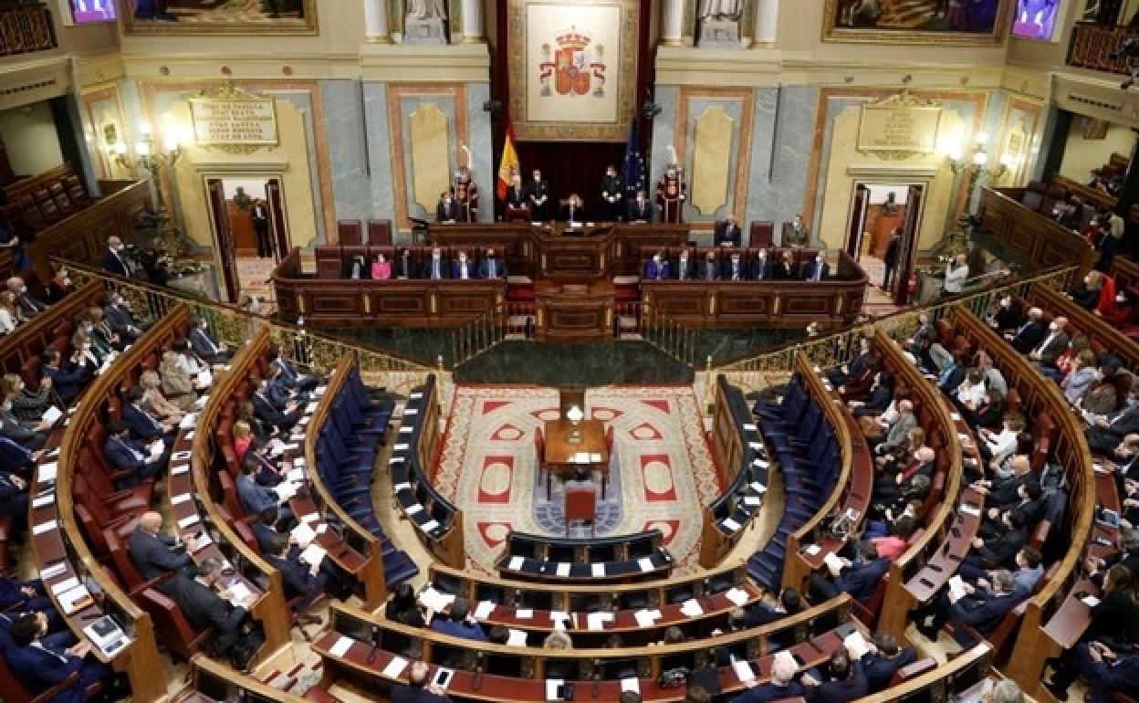 Hemiciclo del Congreso de los Diputados.