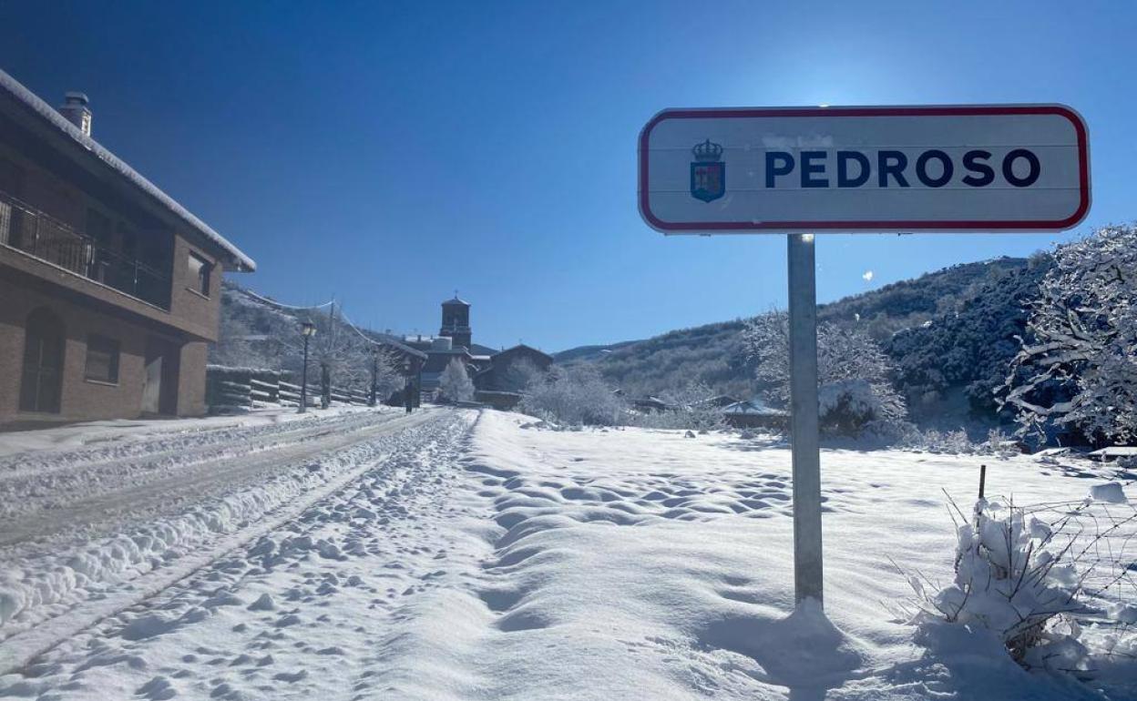 Pedroso, la mañana de este viernes.