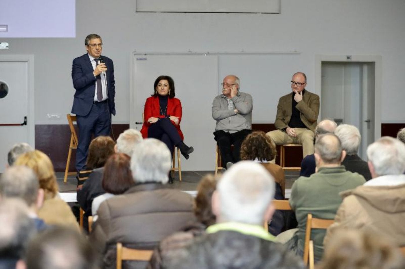 Imagen de la presentación del proyecto en Uruñuela. 