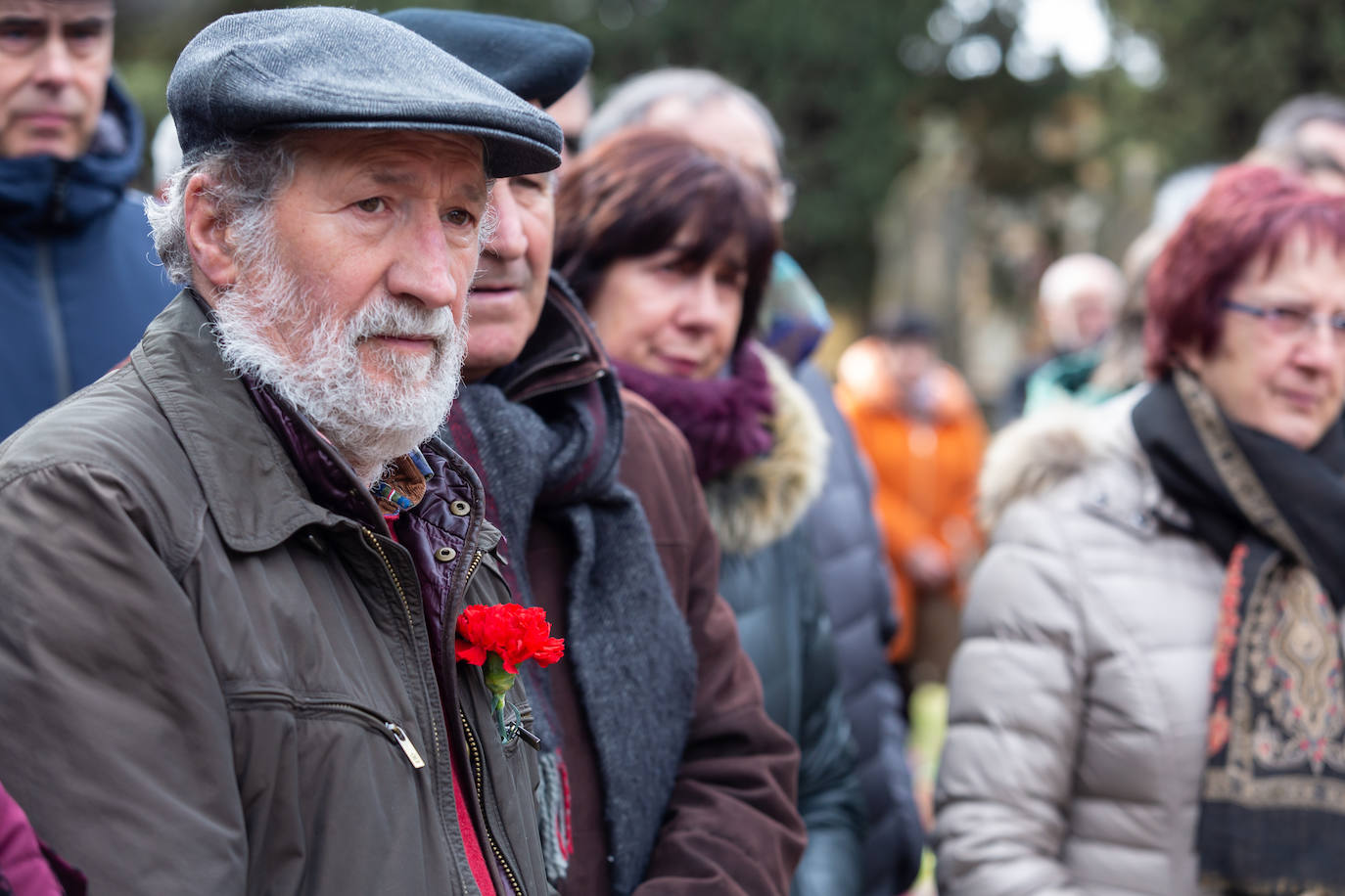 Fotos: Inauguración del memorial a los fusilados por el franquismo en Logroño