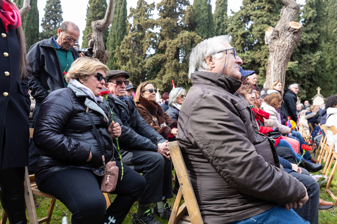 Fotos: Inauguración del memorial a los fusilados por el franquismo en Logroño