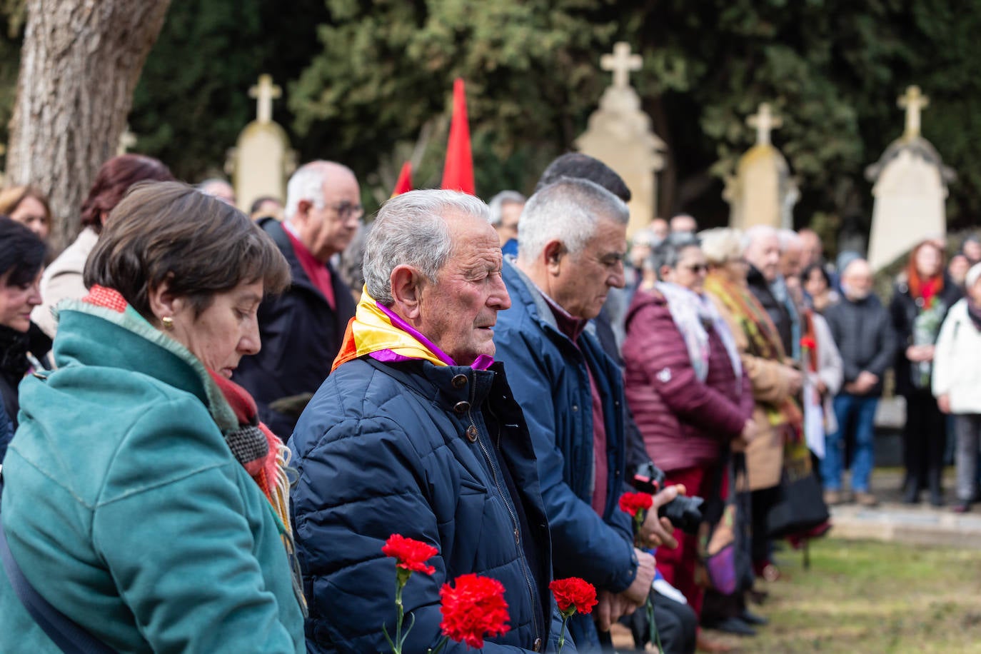 Fotos: Inauguración del memorial a los fusilados por el franquismo en Logroño