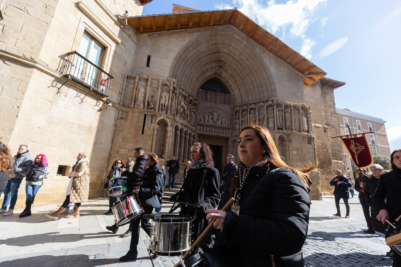 Fotos: Encuentro de cofradías de Semana Santa, en Logroño