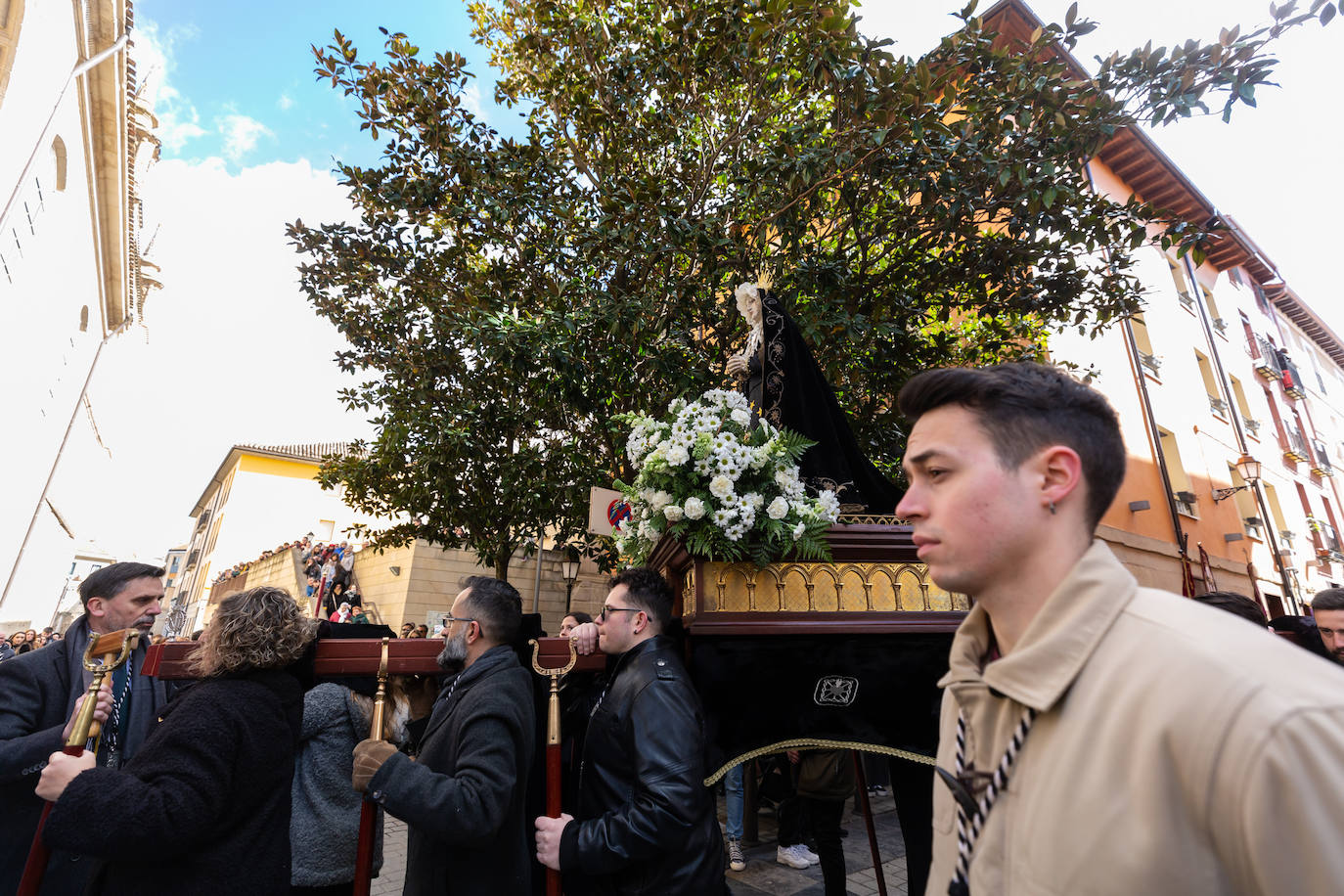 Fotos: Encuentro de cofradías de Semana Santa, en Logroño