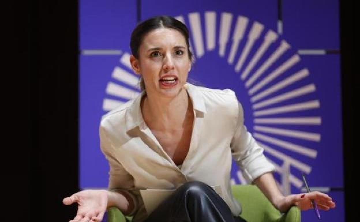 Irene Montero, ministra de Igualdad.