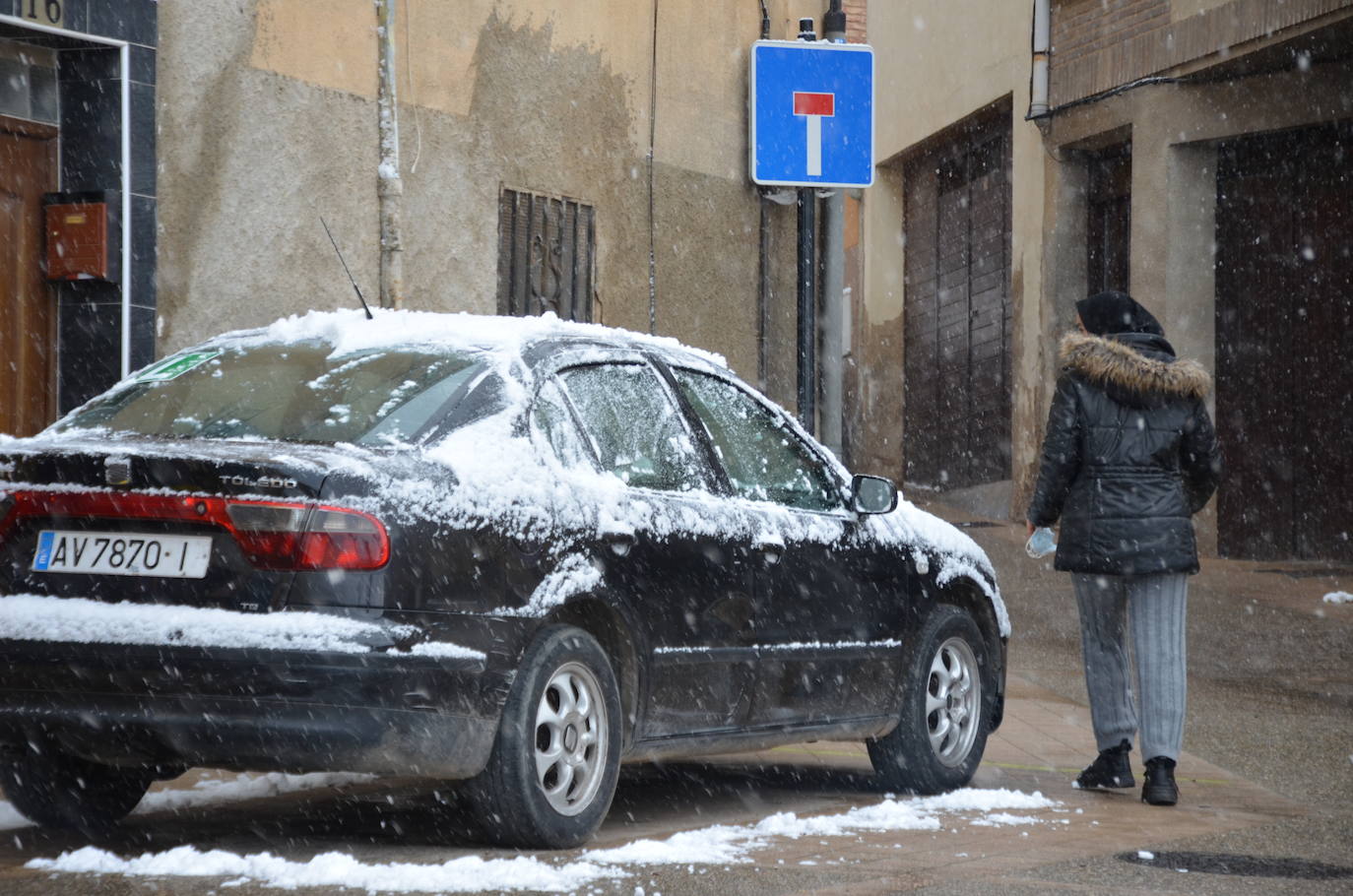 Fotos: Calahorra, epicentro de la nevada en el valle del Ebro