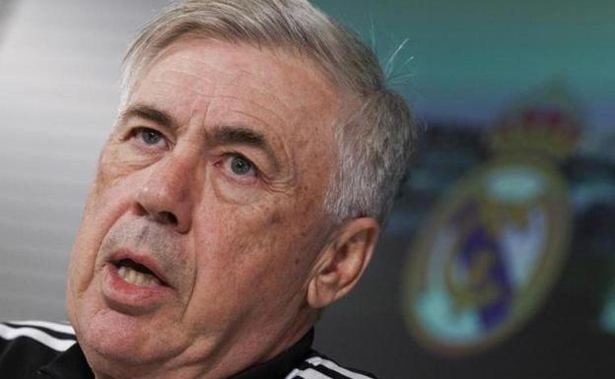 Carlo Ancelotti, entrenador del Real Madrid.