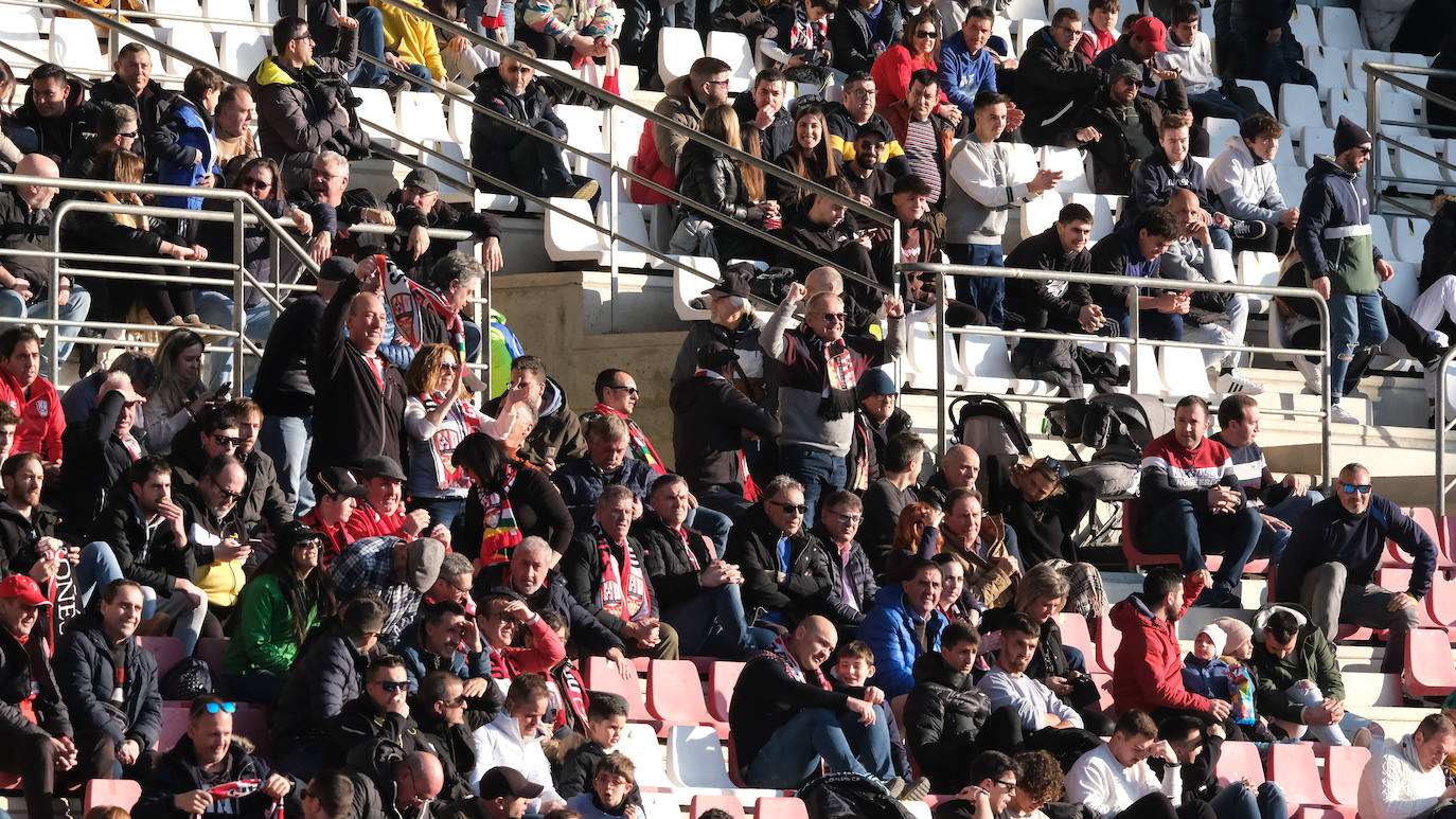 Fotos: El triunfo de la UD Logroñés frente a Osasuna hace sonreír a Las Gaunas